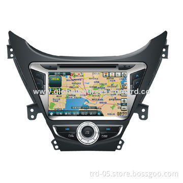 In-dash 2-DIN DVD Player, 8'' Touchscreen, TV/Bluetooth/iPod/Rear Camera, Hyundai Elantra